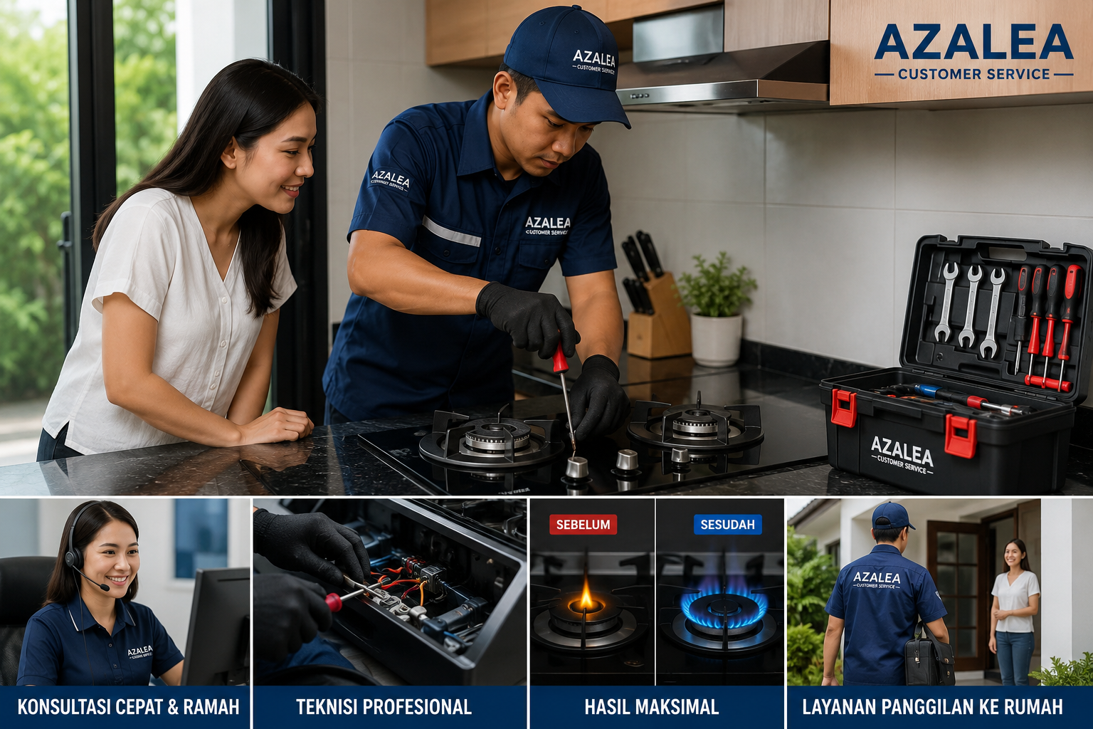 Customer Service Azalea: Layanan Service Cepat, dan Bergaransi